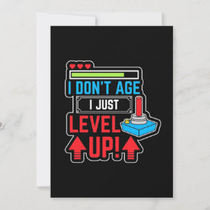 Gamer I Level Up Einladung