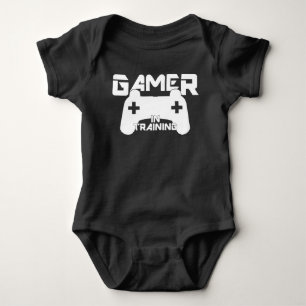Gamer im Trainings-Baby einteilig Baby Strampler