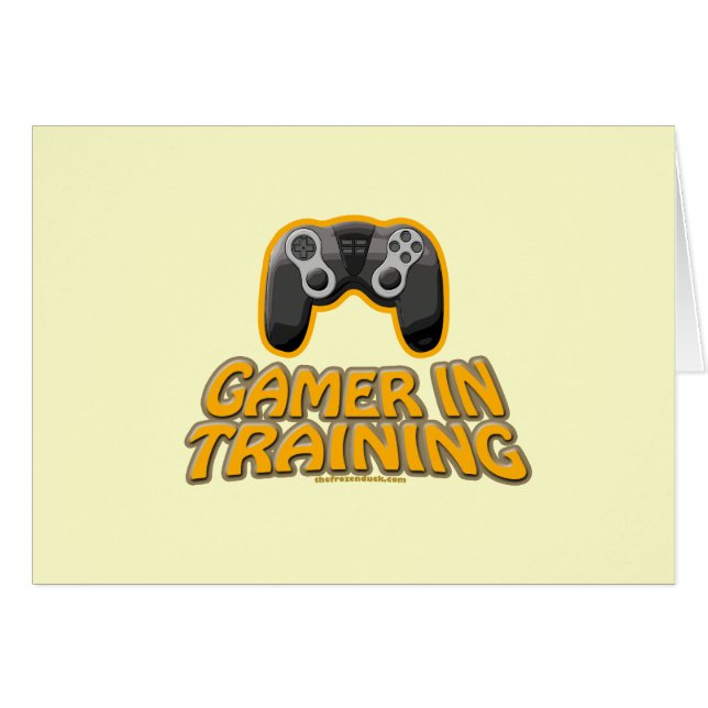 Gamer in Trainiing - Kontrolleur (Vorderseite (Horizontal))