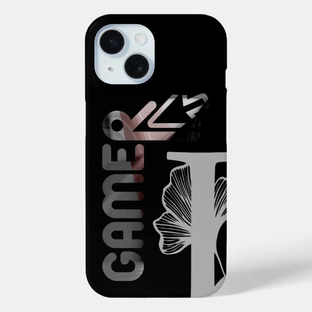GAMER iPhone Fälle Trend Abstrakt Black Powdery Case-Mate iPhone Hülle (Rückseite)