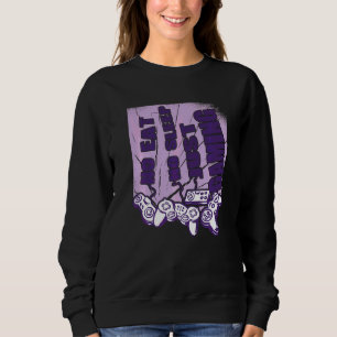 Gamer Isst Nicht Schläft Nicht Nur Gaming & Videos Sweatshirt
