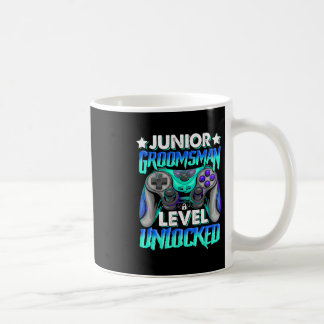 Gamer Junior Groomsman Level freigeschaltet Video  Kaffeetasse