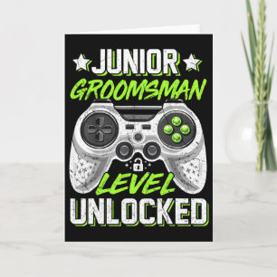 Gamer Junior Trauzeuge Level Unlock Video Gaming Karte