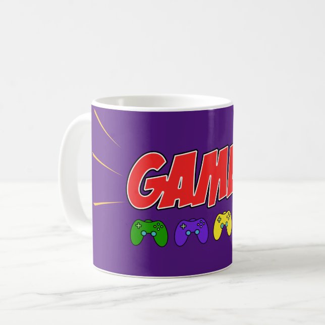 Gamer Kaffeetasse (Vorderseite Links)