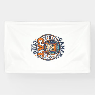Gamer-Katze Katzen-Mama Geschenkidee - Gamer-Katze Banner