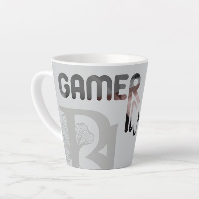 GAMER Latte Tasse Abstrakter Trend Räume Dekoratio (Linke Ecke)