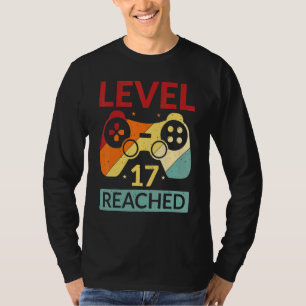 Gamer Level 17 erreicht 17. Geburtstag 1 T-Shirt