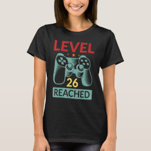 Gamer Level 26 erreicht 26. Geburtstag 1 T-Shirt