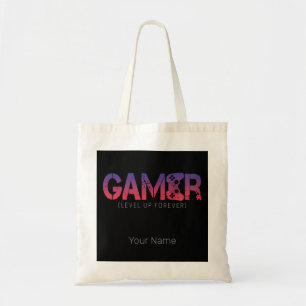 Gamer Level Up Forever Vintag Gamepad Design Tragetasche