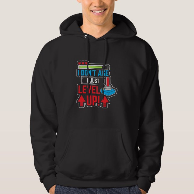 Gamer-Level-Up Hoodie (Vorderseite)