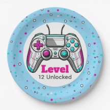 Gamer Level up Video Game Controller Birthday