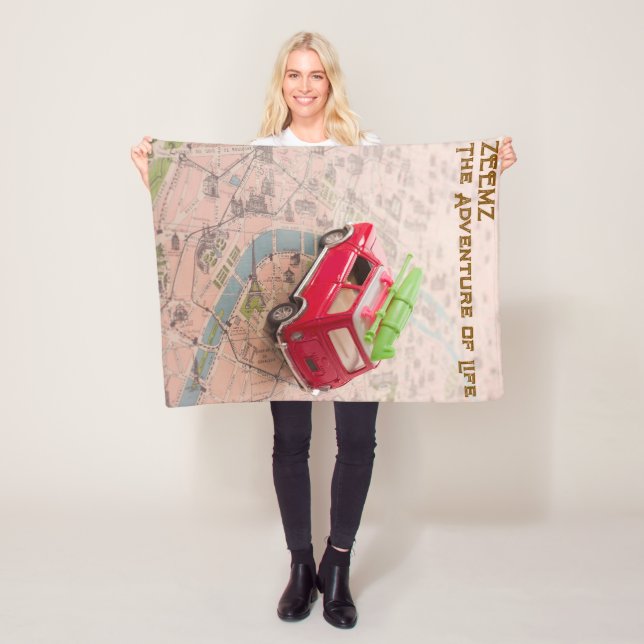 Gamer Life Abenteuer mit Zeemz TTRPG Brettspiel Fleecedecke (Beispiel)