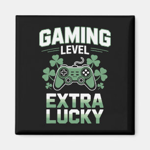 Gamer Life Gaming Level Extra Lucky für Console FG Magnet