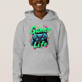 "Gamer Life T - Shirt - Cool, Retro und trendy Gam