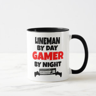 Gamer Lineman Tasse