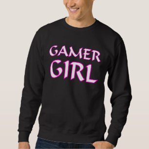 Gamer-Mädchen Nerd-Mädchen Süße Gaming-Geek-Nerd-O Sweatshirt