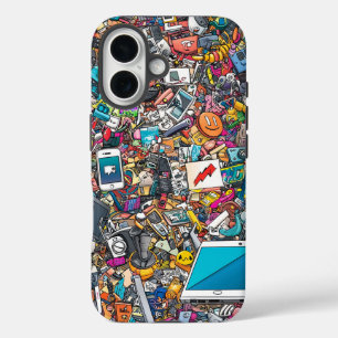 Gamer Mayhem Urban Street Art Phone Case