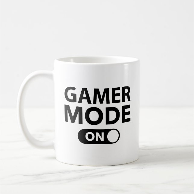 Gamer Mode on Coffee Tasse (Links)