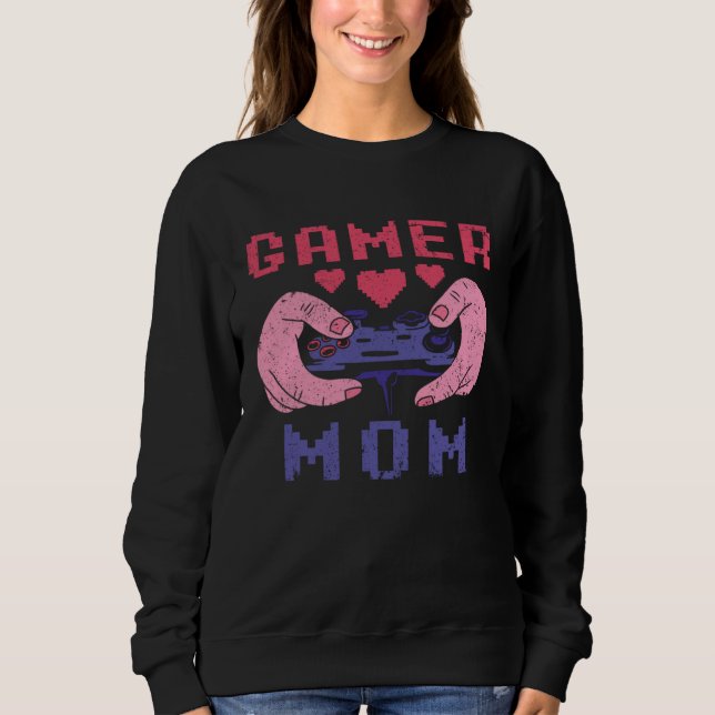 Gamer Mom Apparel Womens Video Game Sweatshirt (Vorderseite)