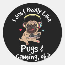 Gamer Mops Lover Video Games Dog Mops Gaming