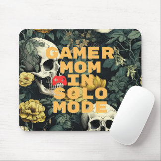 Gamer-Mutter-Solo-Modus-Gaming-Design Mousepad
