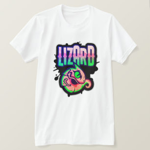 Gamer Neon Limon Lizard Splash T-Shirt