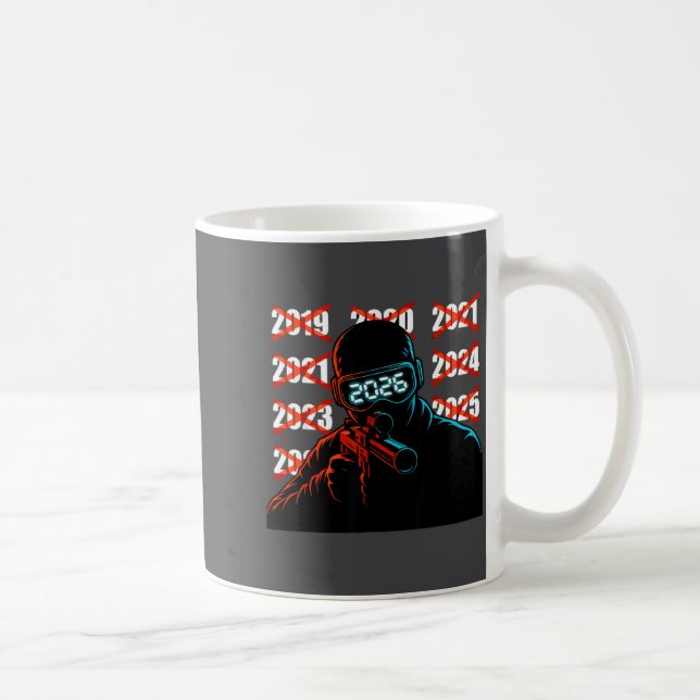Gamer New Year's Eve 2026 Will Be My Year Gaming M Kaffeetasse (Rechts)