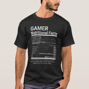 Gamer Nutriacts Video Games Computer Nerd T-Shirt