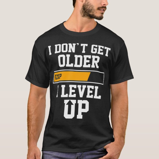 Gamer Old Gamer - Funny PC Gaming T-Shirt (Vorderseite)