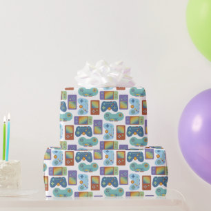 Gamer on Wrapping Paper Geschenkpapier