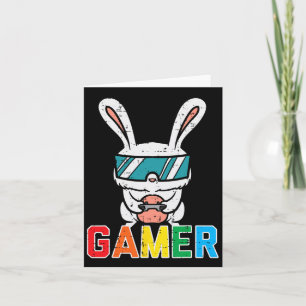 Gamer Ostern Hase Süß Videospiel Gaming Jungen Kin Karte