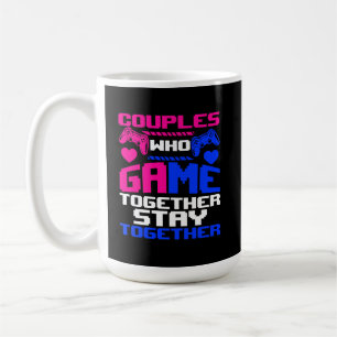Gamer Paare Video Gaming Geschenk Kaffeetasse