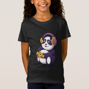 Gamer Panda spielt Videospiele T-Shirt
