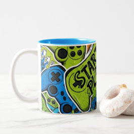Gamer Pattern Kaffeetasse