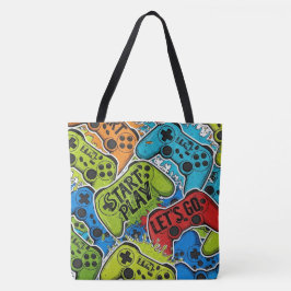 Gamer Pattern-Tasche