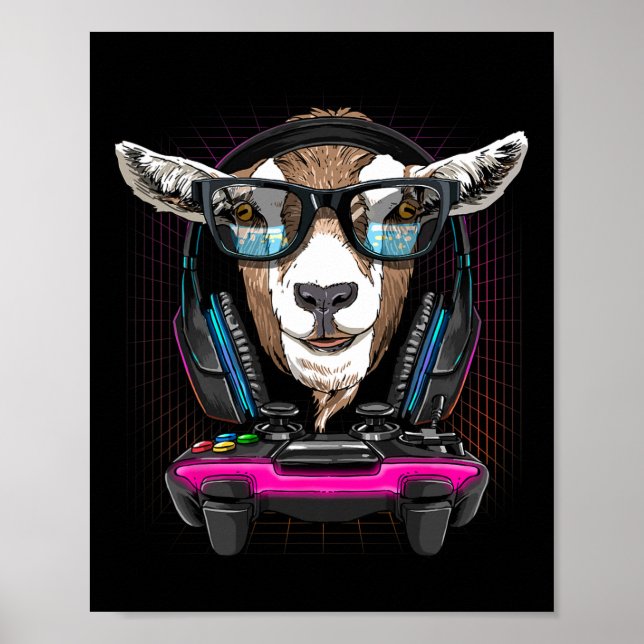 Gamer PC Video Game Lover Streaming Gamin Poster (Vorne)