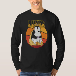 Gamer Penguin Linux Root Party Nerd Programmierer T-Shirt