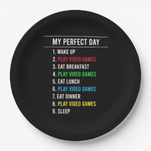 Gamer Perfect Day Pappteller