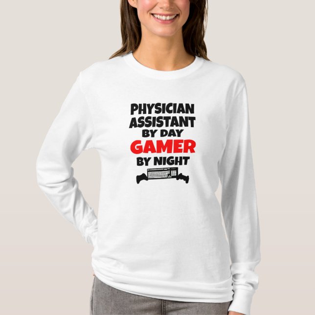 Gamer Physician Assistant T-Shirt (Vorderseite)