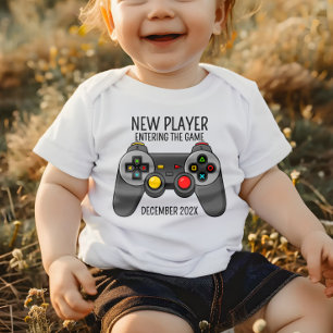 Gamer Player 3 hat das Spiel gestartet Baby Strampler