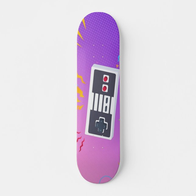 Gamer Player Boom Skateboard (Vorne)