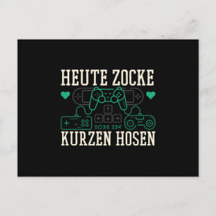 Gamer Postkarte