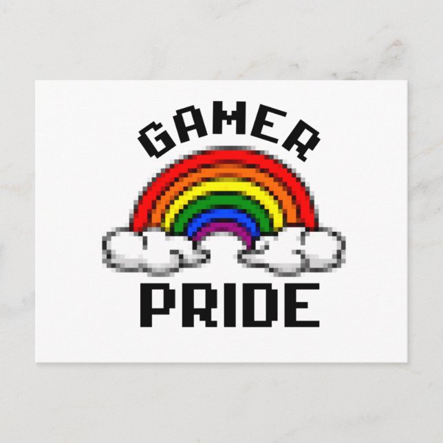 Gamer Pride Postkarte (Vorderseite)