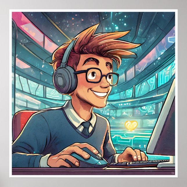 Gamer - Print Poster (Vorne)