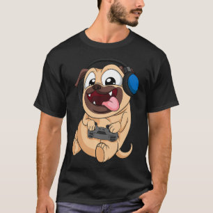 Gamer Pug Hund Pullover