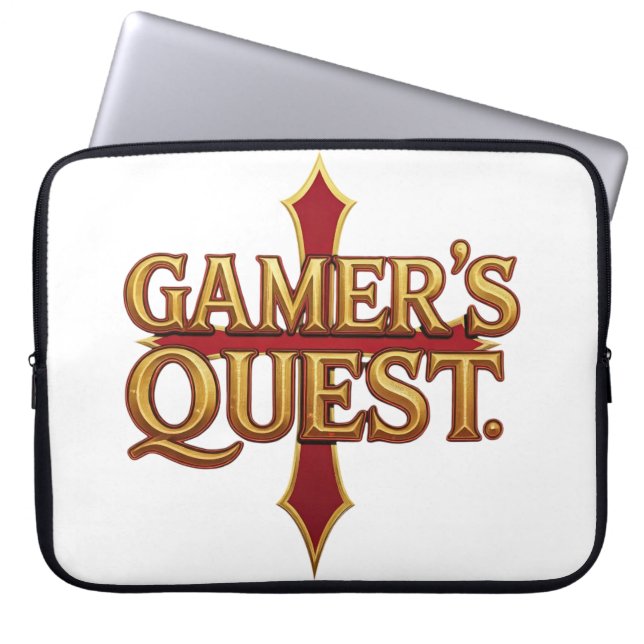 Gamer Quest Electronics Bag Laptopschutzhülle (Vorderseite)