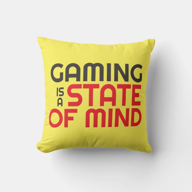Gamer Quote Pillow für Videospiele Geek Gaming Pro Kissen (Vorderseite)