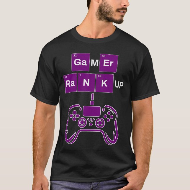 Gamer-Rank T-Shirt (Vorderseite)