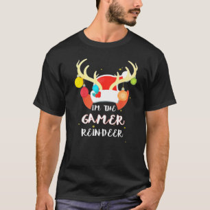 Gamer-Rentier-Gruppen-Passende Familienkostüme Chr T-Shirt