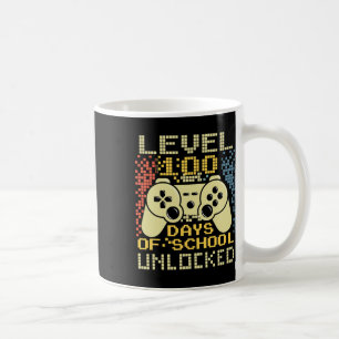 Gamer Retro 100. Tageslehrer 100 Tage Schule B Kaffeetasse